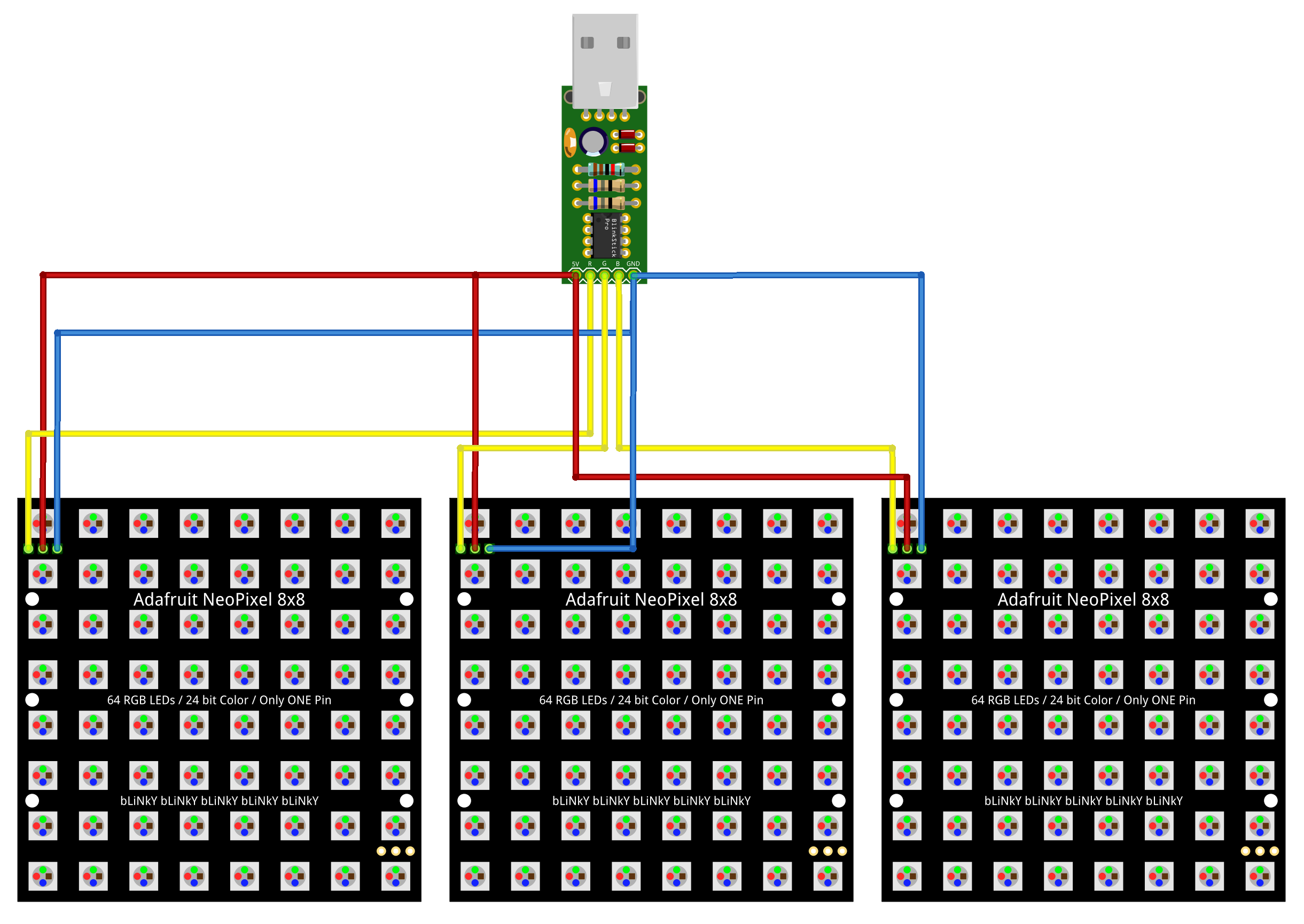 Blinkstick-pro-with-3-neopixel-matrices